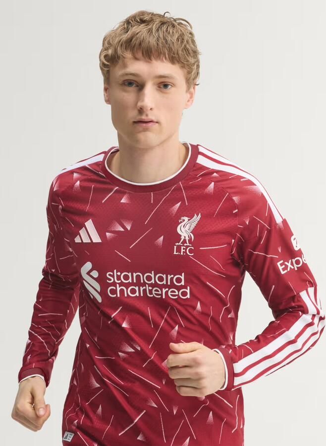 Adidas Liverpool FC 26 27 Authentiek Thuisshirt met Lange Mouwen