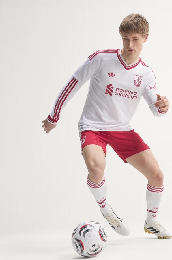 Adidas Liverpool FC 26 27 Authentiek Uitshirt met Lange Mouwen