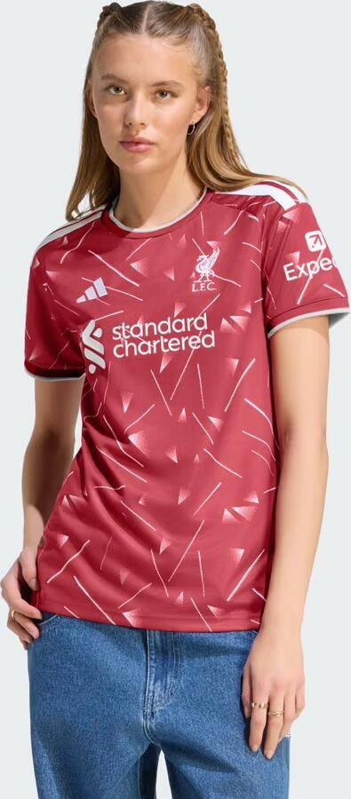Adidas Liverpool FC 2026 27 Home Shirt Dames Roze- Dames Roze - Foto 2