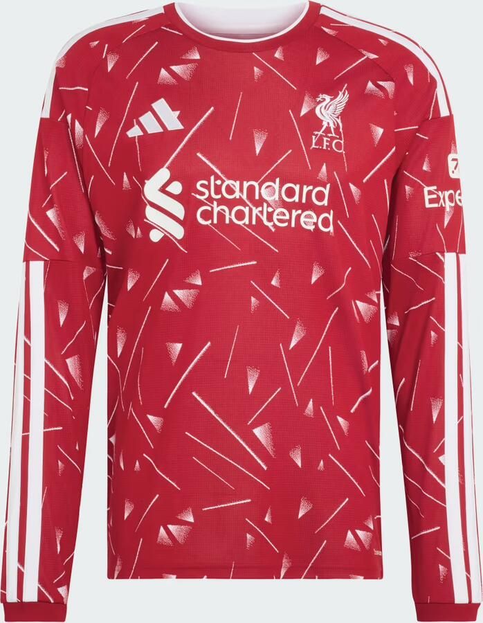 Adidas Liverpool FC 2026 27 Long Sleeve Home Shirt Roze- Heren Roze - Foto 2