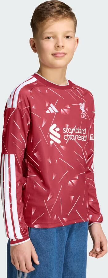 Adidas Liverpool FC 26 27 Thuisshirt met Lange Mouwen Kids - Foto 6