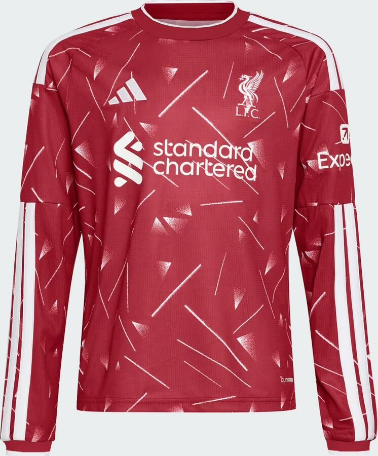 Adidas Liverpool FC 26 27 Thuisshirt met Lange Mouwen Kids - Foto 3