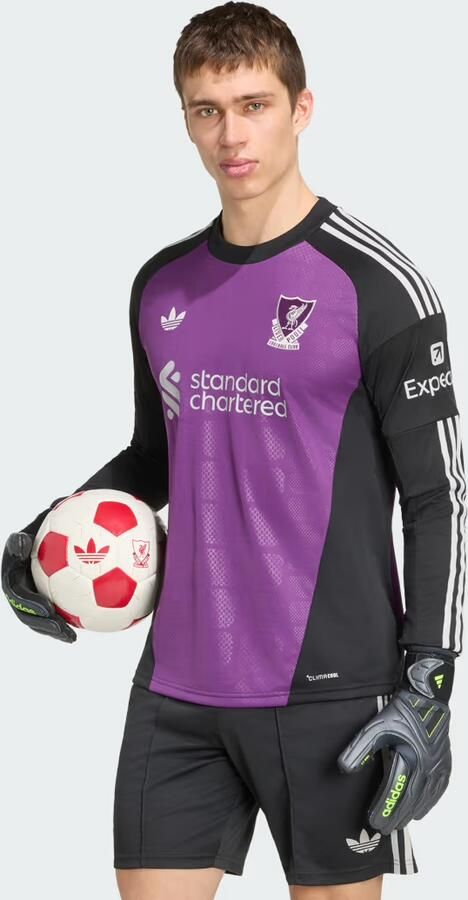Adidas Originals Liverpool FC 2026 27 Long Sleeve Goalkeeper Shirt Paars- Heren Paars