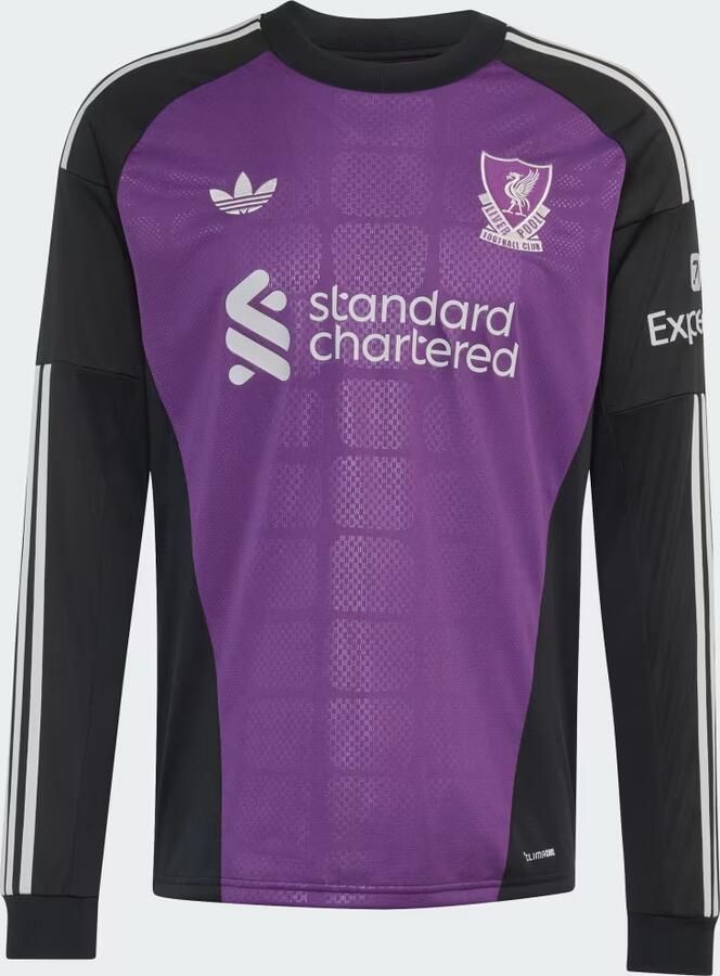 Adidas Originals Liverpool FC 2026 27 Long Sleeve Goalkeeper Shirt Paars- Heren Paars - Foto 2