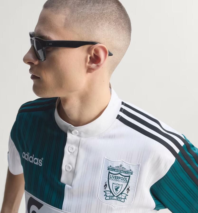 Adidas x Liverpool FC 95 96 Away Jersey Wit- Heren Wit - Foto 3