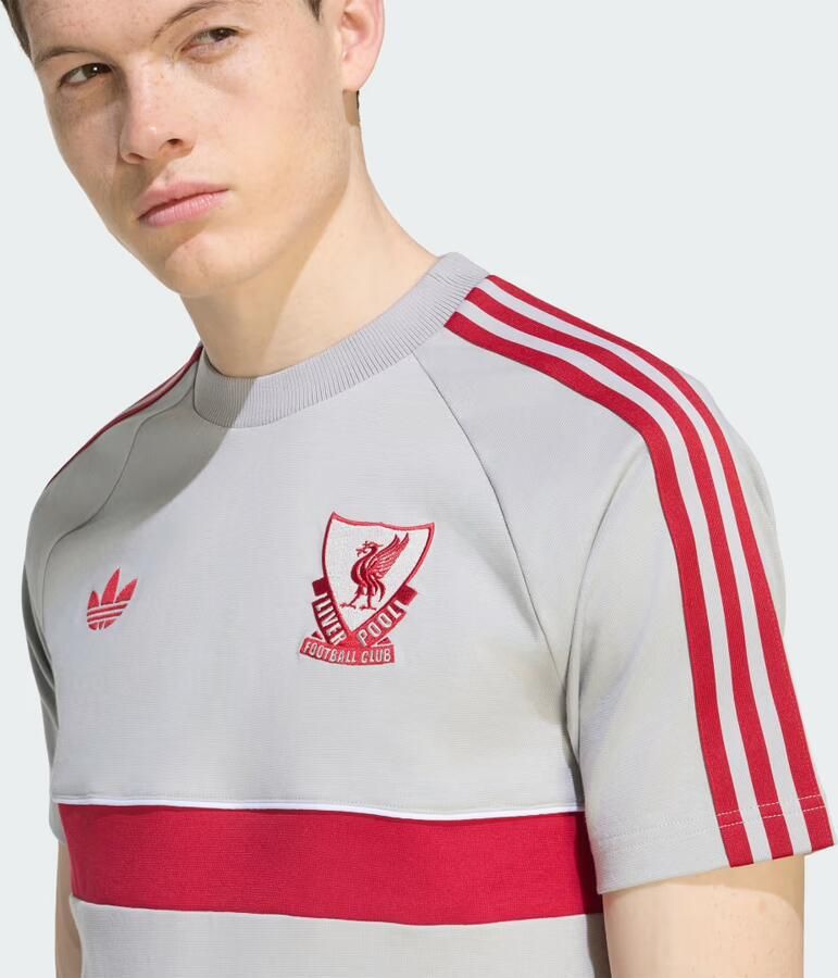 Adidas Liverpool Fc Originals T-shirt Grijs- Heren Grijs - Foto 3