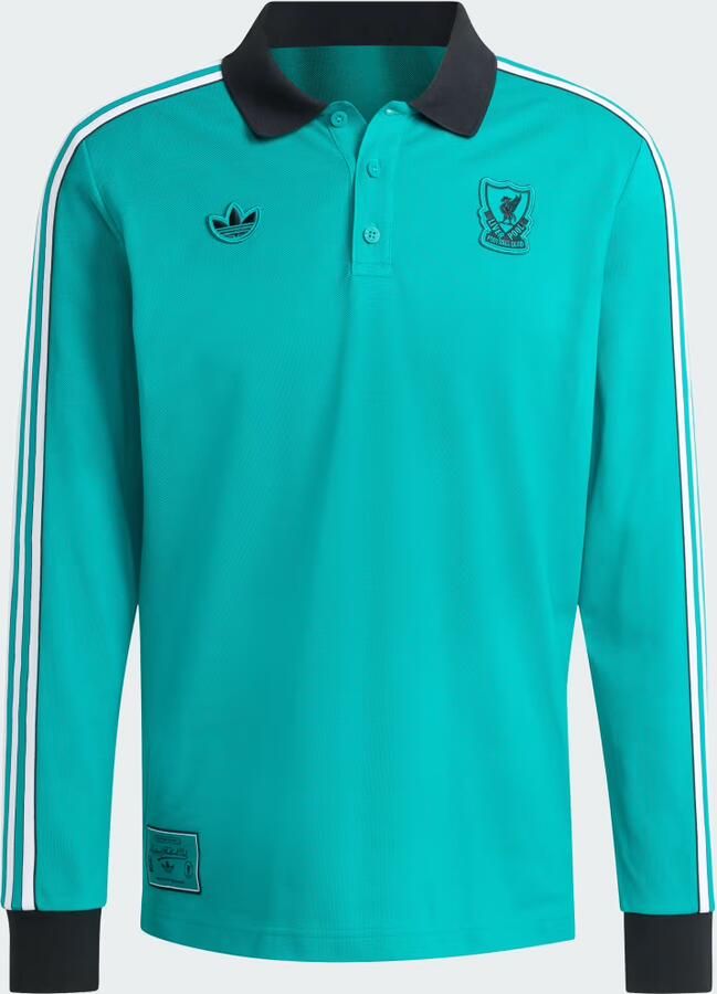 Adidas Liverpool FC Terrace Icons Poloshirt met Lange Mouwen - Foto 4