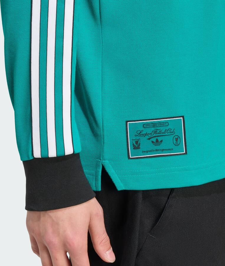 Adidas Liverpool FC Terrace Icons Poloshirt met Lange Mouwen - Foto 3
