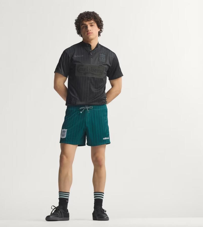 Adidas x Liverpool FC 95 96 Away Shorts Groen- Heren Groen