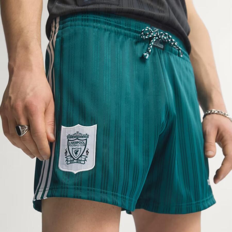 Adidas x Liverpool FC 95 96 Away Shorts Groen- Heren Groen - Foto 2