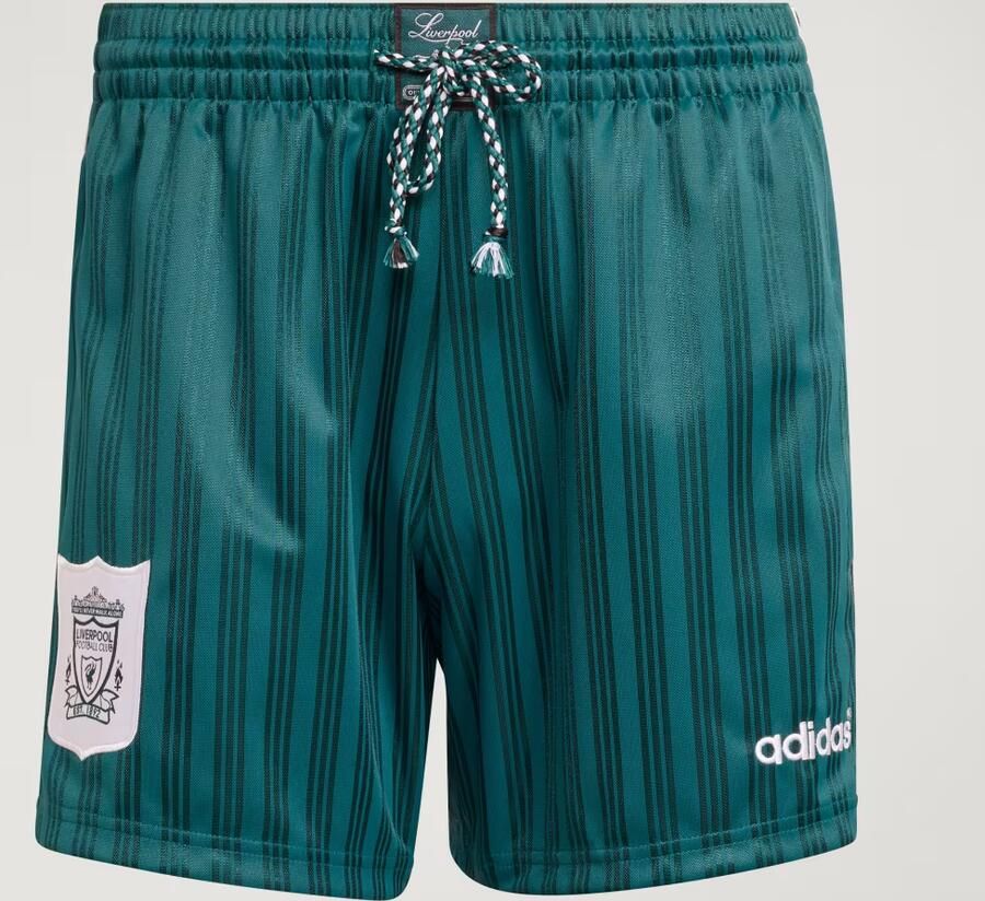 Adidas x Liverpool FC 95 96 Away Shorts Groen- Heren Groen - Foto 5