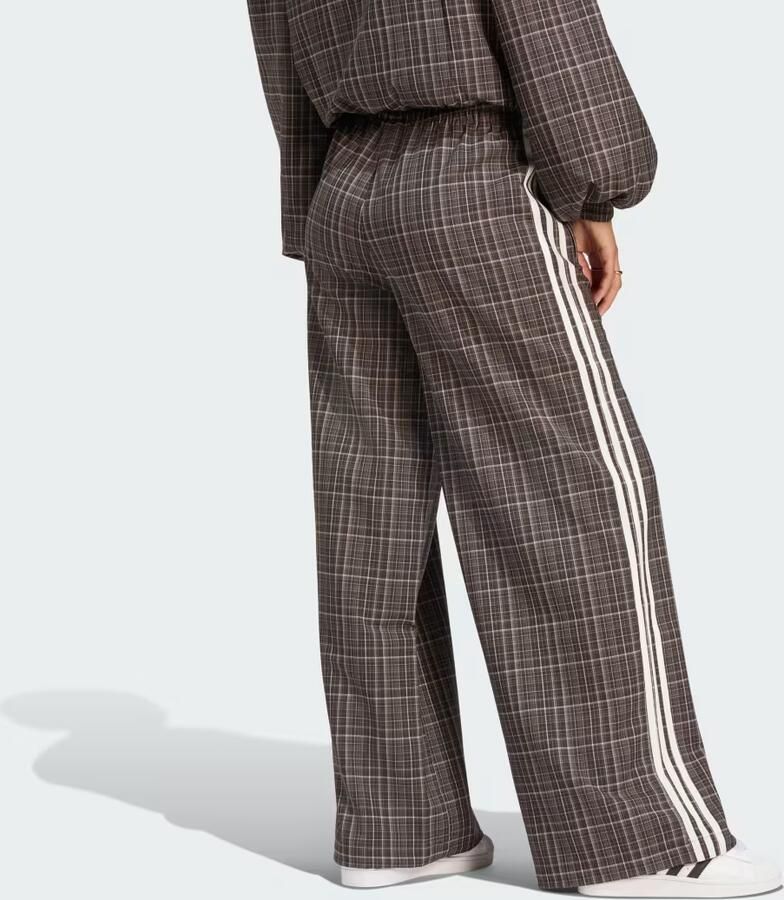 Adidas Originals 3-Stripes Check Tailored Track Pants Bruin- Dames Bruin - Foto 4