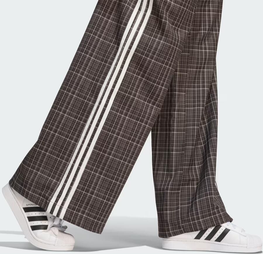 Adidas Originals 3-Stripes Check Tailored Track Pants Bruin- Dames Bruin - Foto 3