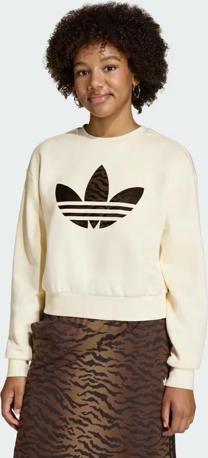 Adidas Originals boxy fit sweatshirt met logo - Foto 2