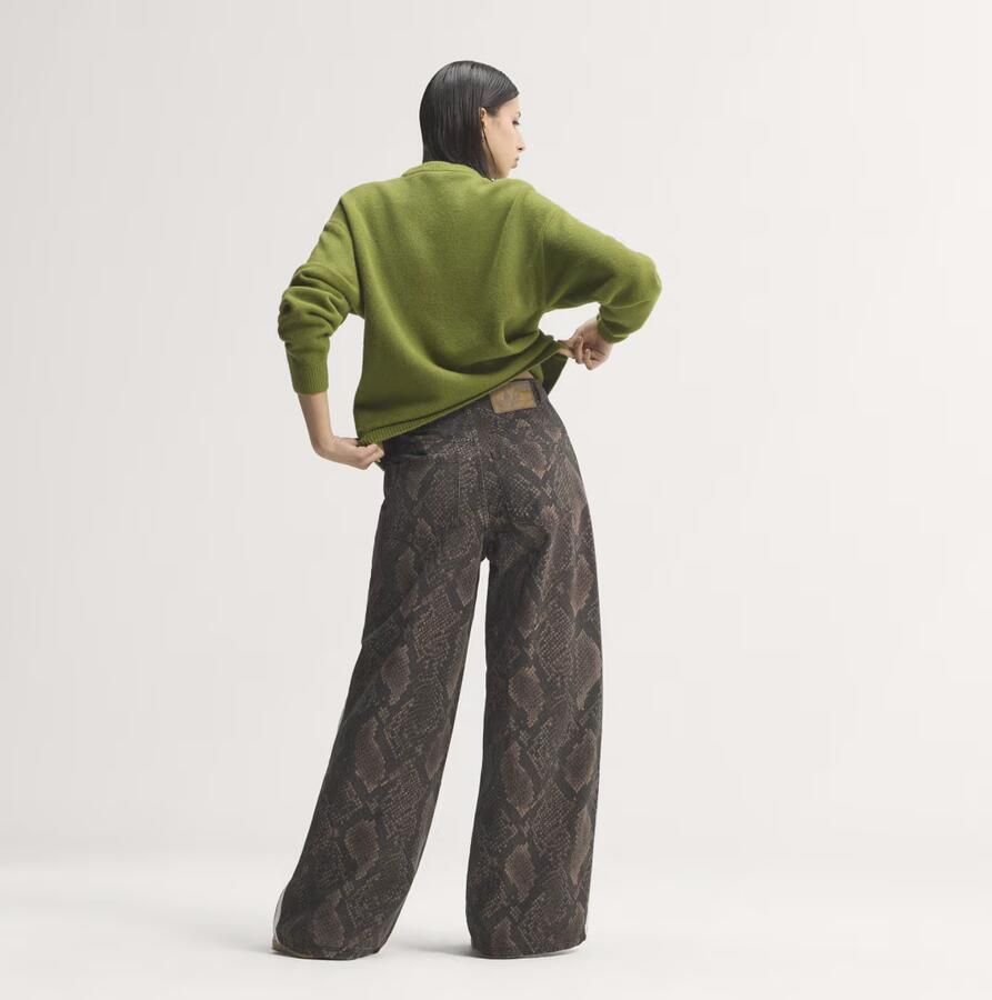 Adidas LOOSE-FIT DENIM BROEK MET SLANGENPRINT - Foto 5