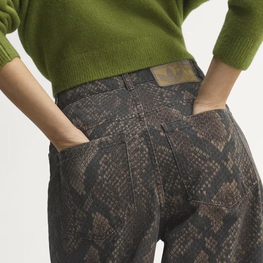 Adidas LOOSE-FIT DENIM BROEK MET SLANGENPRINT - Foto 2