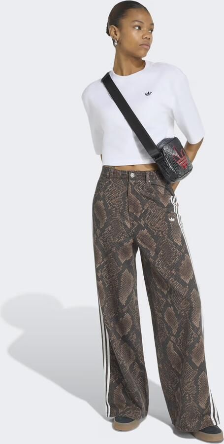 Adidas LOOSE-FIT DENIM BROEK MET SLANGENPRINT - Foto 5