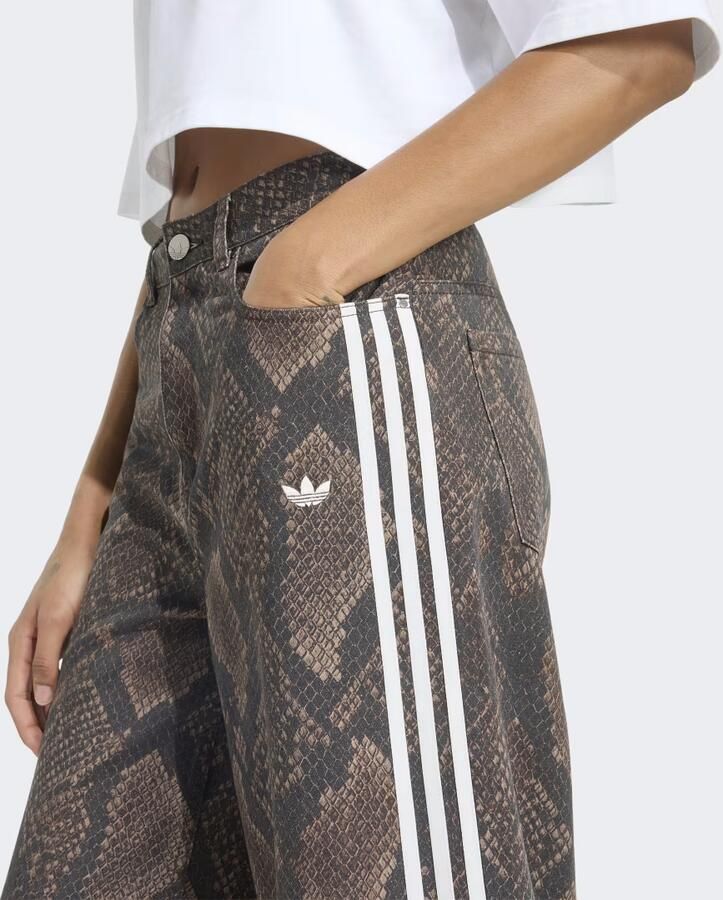 Adidas LOOSE-FIT DENIM BROEK MET SLANGENPRINT - Foto 3