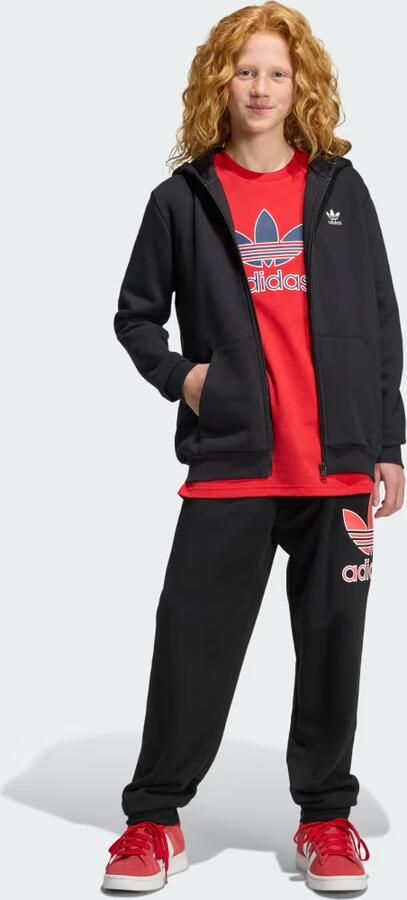 Adidas LOOSE-FIT FLEECE HOODIE MET LANGE RITSSLUITING - Foto 5