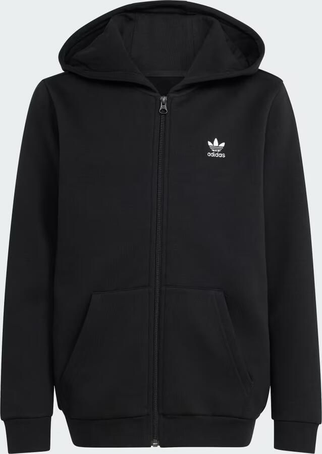 Adidas LOOSE-FIT FLEECE HOODIE MET LANGE RITSSLUITING - Foto 2