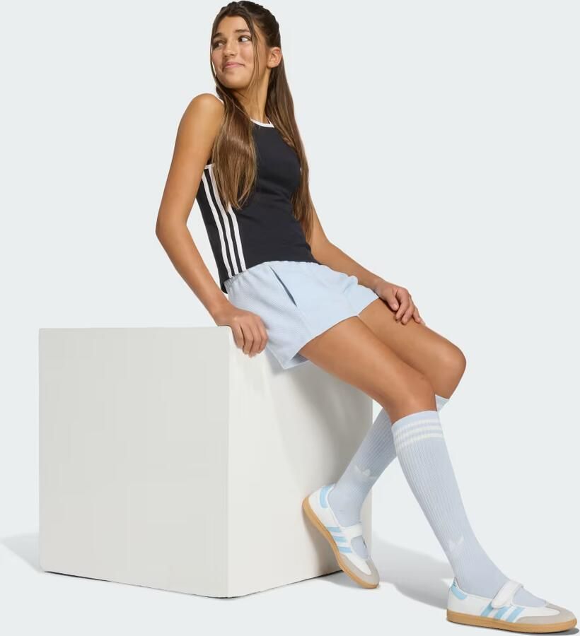 Adidas Originals ' Waffle Shorts Junior Blauw Kind Blauw - Foto 4