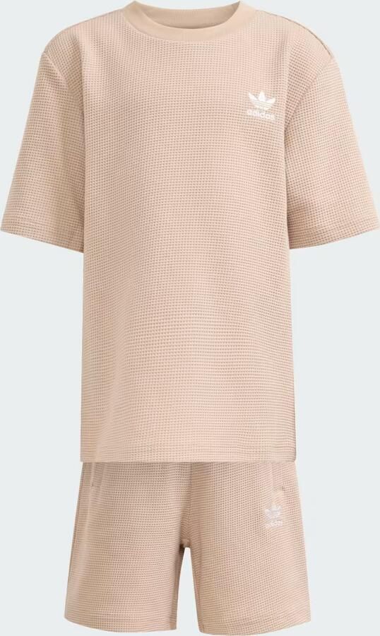 Adidas Loose-Fit Waffle Short T-Shirt-Set - Foto 4