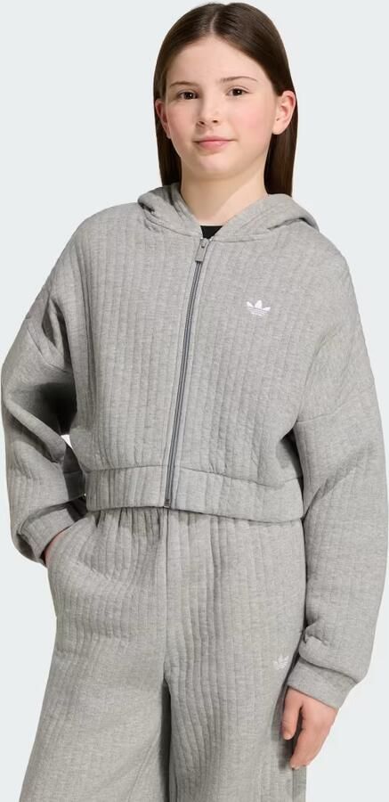 Adidas LOOSE PADDED RIB RITSHOODIE