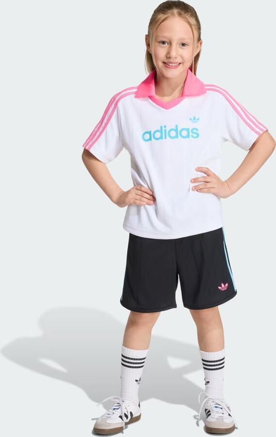Adidas LOOSE PINSTRIPE SHORT EN T-SHIRT SET - Foto 4