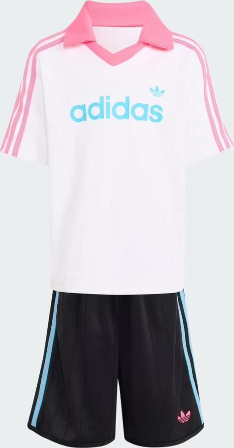 Adidas LOOSE PINSTRIPE SHORT EN T-SHIRT SET - Foto 6