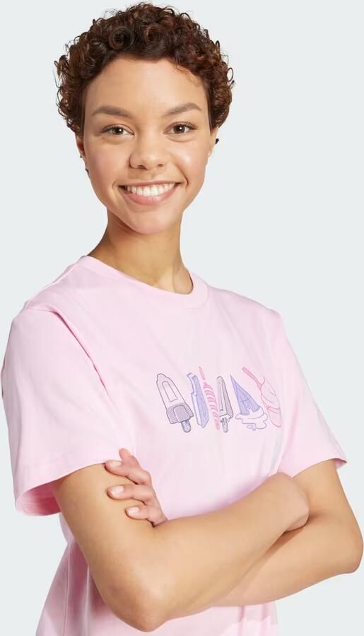 Adidas Sportswear T-shirt W L FOOD TEE - Foto 4
