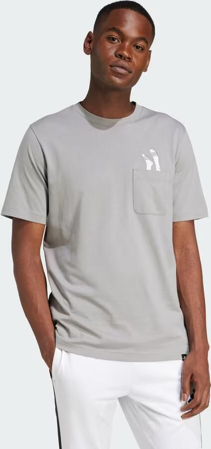 Adidas Lounge Slides Graphic Pocket T-shirt - Foto 7