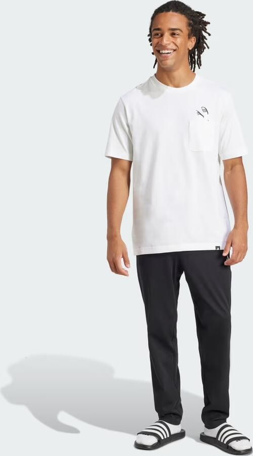Adidas Lounge Slides Graphic Pocket T-shirt - Foto 7