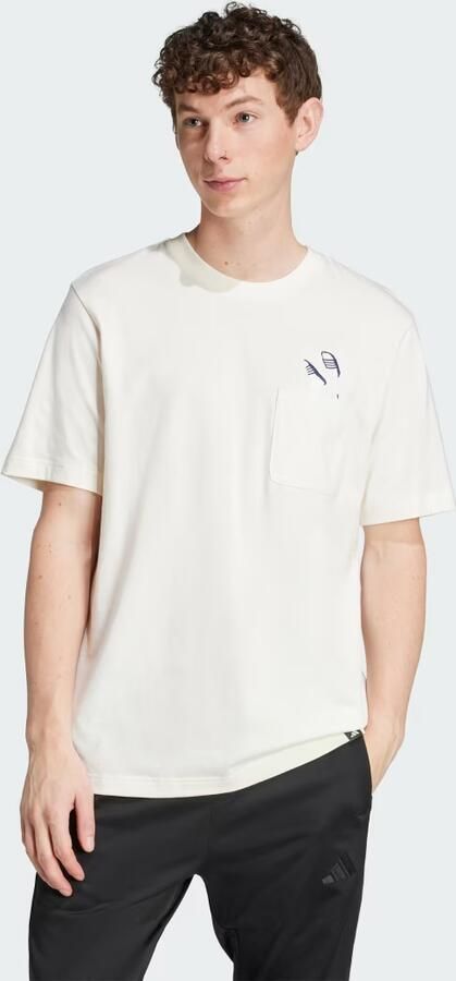 Adidas Lounge Slides Graphic Pocket T-shirt - Foto 6