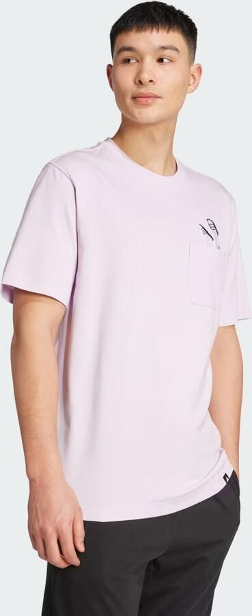 Adidas Lounge Slides Graphic Pocket T-shirt - Foto 6