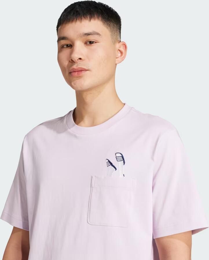 Adidas Lounge Slides Graphic Pocket T-shirt - Foto 3