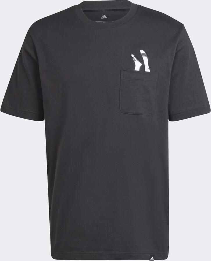 Adidas Lounge Slides Graphic Pocket T-shirt