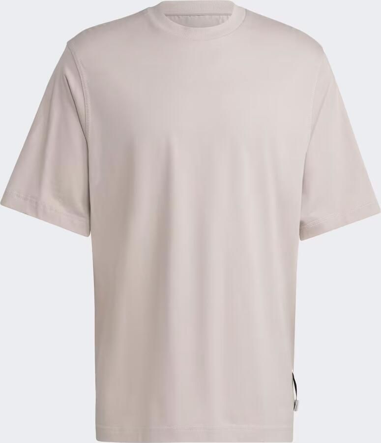 ADIDAS SPORTSWEAR T-shirt van biologisch katoen met geribde ronde hals