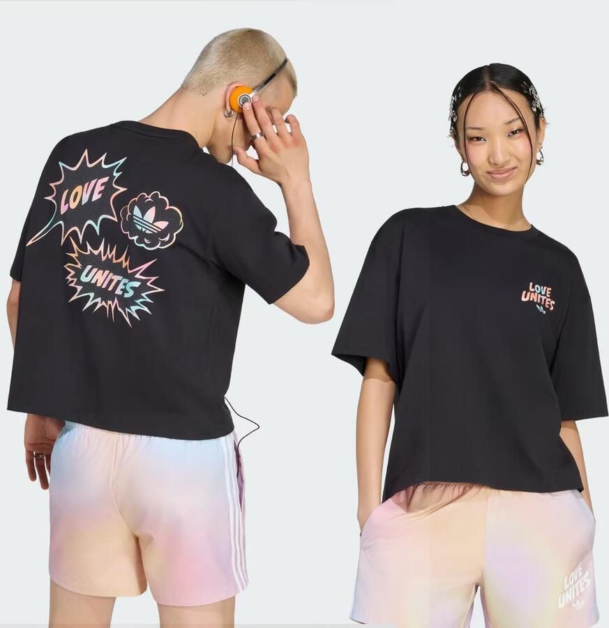 Adidas LOVE UNITES GFX T-SHIRT - Foto 2