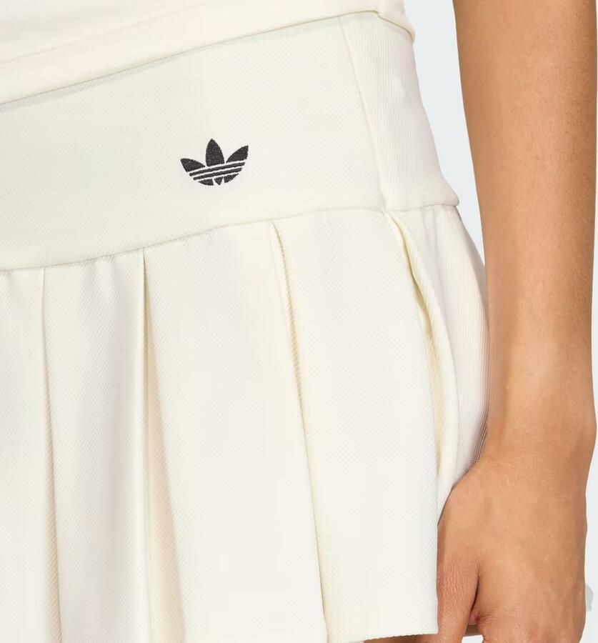 Adidas Originals Trefoil Tennis Skirt Wit- Dames Wit - Foto 3
