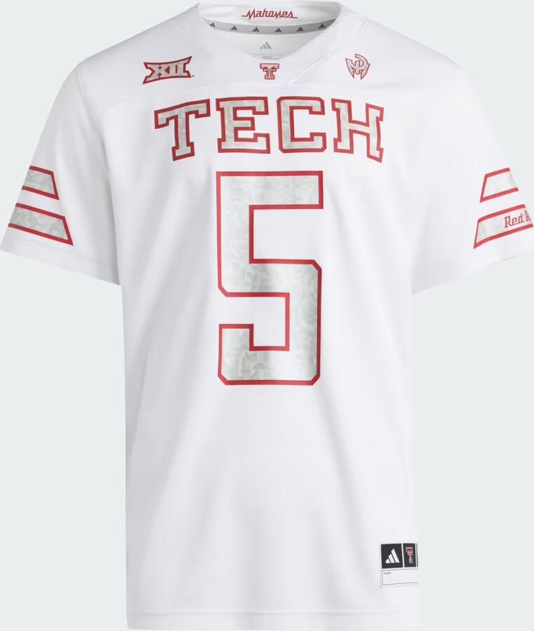 Adidas MAHOMES X TEXAS TECH TOO COLD JERSEY