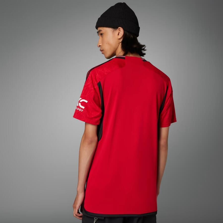 Adidas Manchester United Thuisshirt 23 24 Rood Voetbalshirt Heren - Foto 2