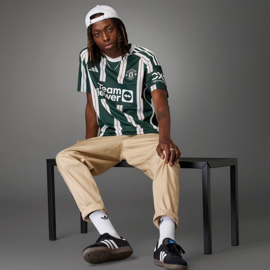 Adidas T-shirt Manchester United Groen Voetbalshirt Heren - Foto 5