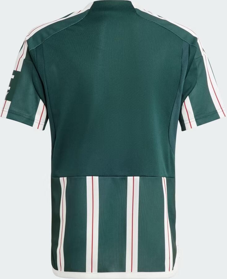 Adidas Perfor ce junior chester United voetbalshirt groen wit Sport t-shirt Gerecycled polyester Ronde hals 128 - Foto 3