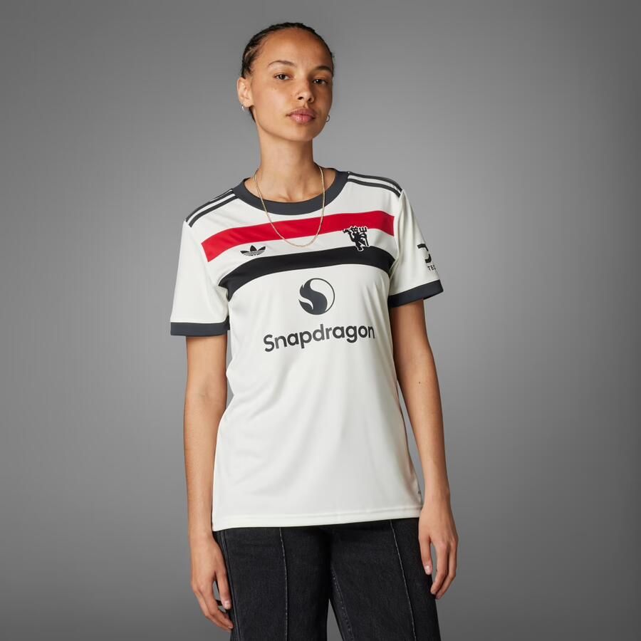 Adidas Originals Manchester United FC 2024 25 Third Shirt Dames Off White- Dames Off White