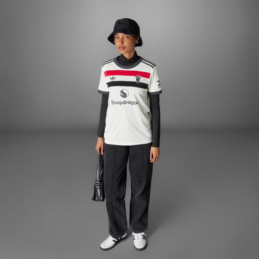Adidas Originals Manchester United FC 2024 25 Third Shirt Dames Off White- Dames Off White - Foto 6
