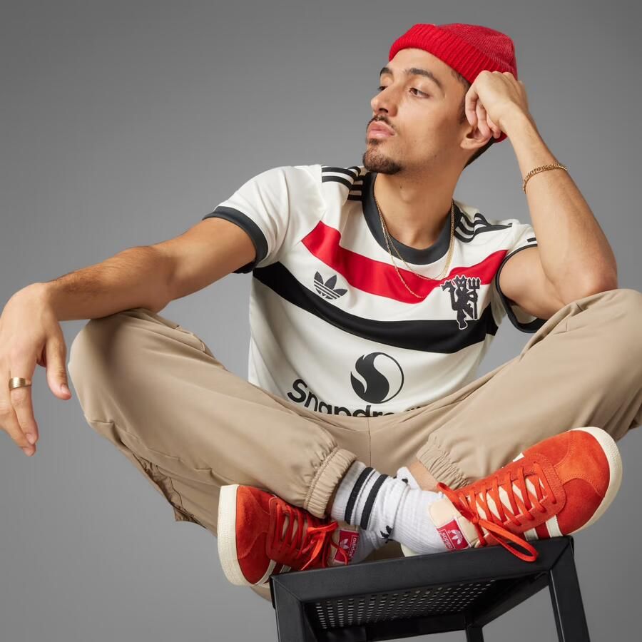 Adidas Originals Manchester United FC 2024 25 Third Shirt Off White- Heren Off White - Foto 3