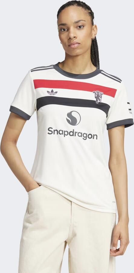 Adidas Originals Manchester United FC 2024 25 Third Shirt Dames Off White- Dames Off White