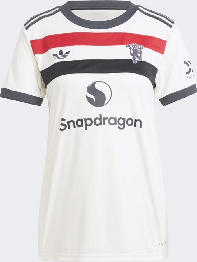 Adidas Originals Manchester United FC 2024 25 Third Shirt Dames Off White- Dames Off White - Foto 3