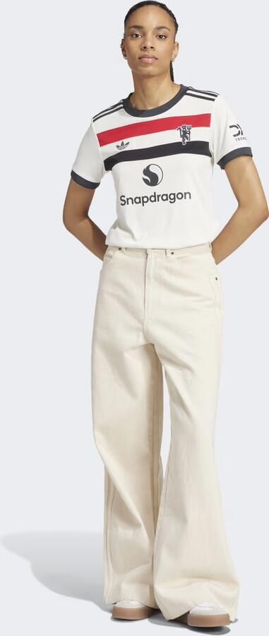 Adidas Originals Manchester United FC 2024 25 Third Shirt Dames Off White- Dames Off White - Foto 6