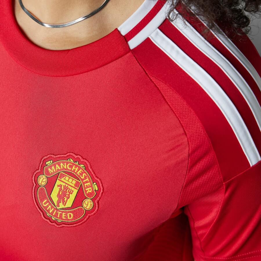 Adidas T-shirt Korte Mouw T-shirt Manchester United 24 25 Femme Manches Courtes - Foto 6